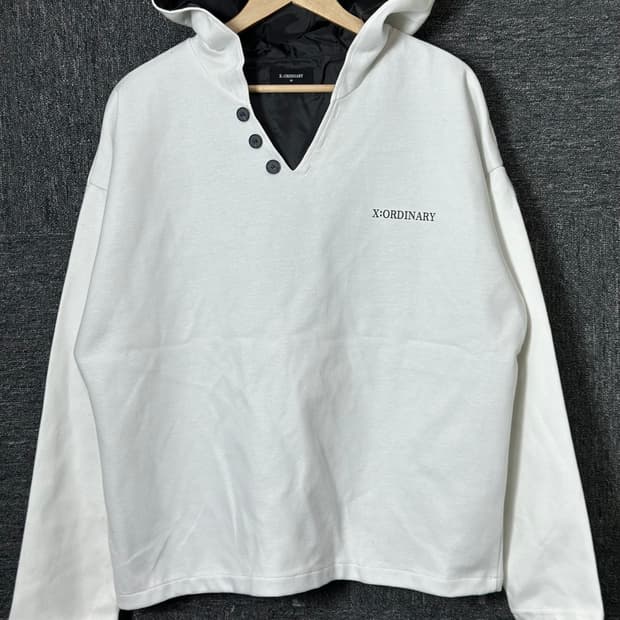 X:ORDINARY 흰색 후드티 50