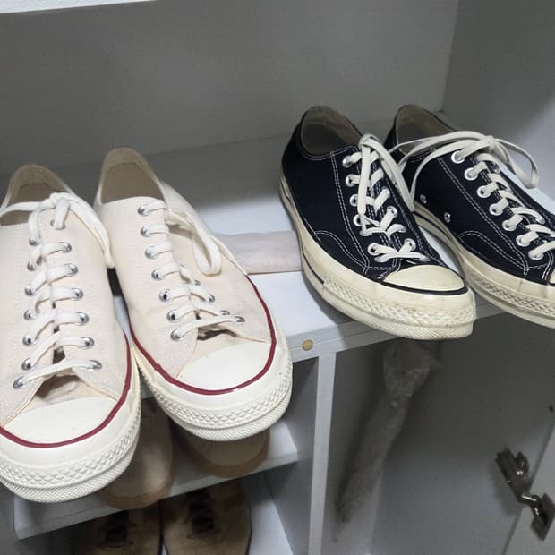 290) 컨버스 블랙, 파치먼트 일괄