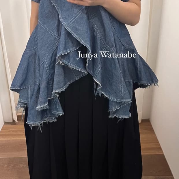 (XS) Comme des Garcons denim blouse