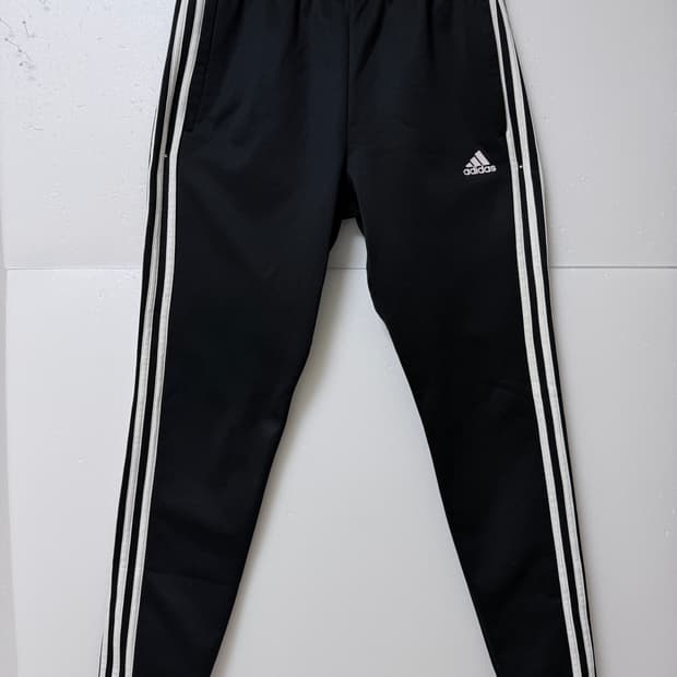 아디다스(adidas) 삼선 트레이닝 팬츠 블랙 M