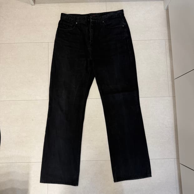 플랙 부츠컷 블랙진