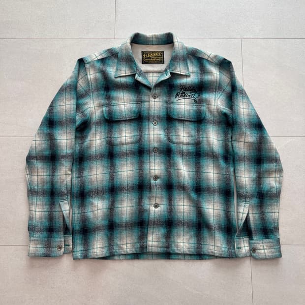 라디올 울 체크 셔츠 M