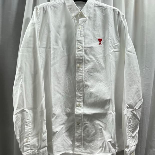 아미/ 하트로고 옥스포드 버튼다운 셔츠/ 39