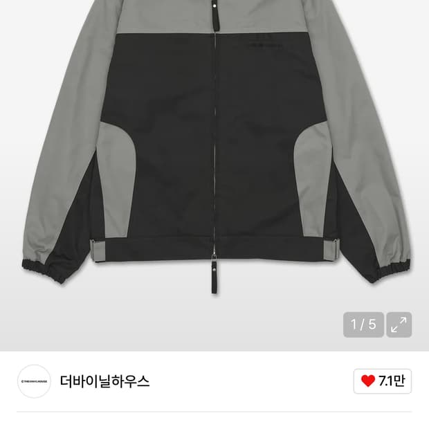 더바이닐하우스 레이서 자켓 블랙 M