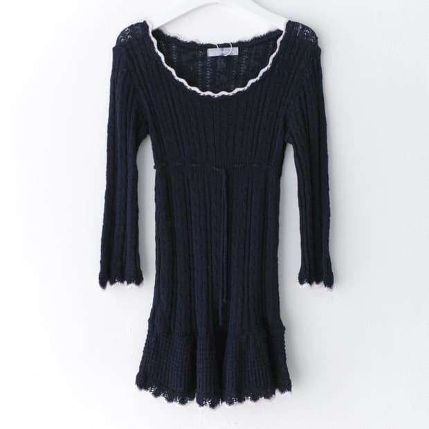 crochet long knit