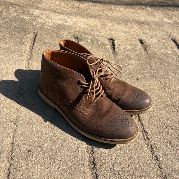 Clarks 브라운 스웨이드 데저트 부츠 265mm