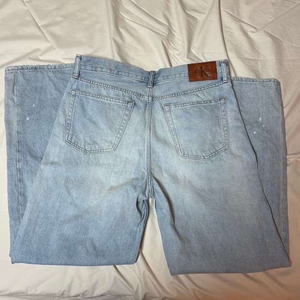 [34] 캘빈클라인 연청 페인트 배기 진