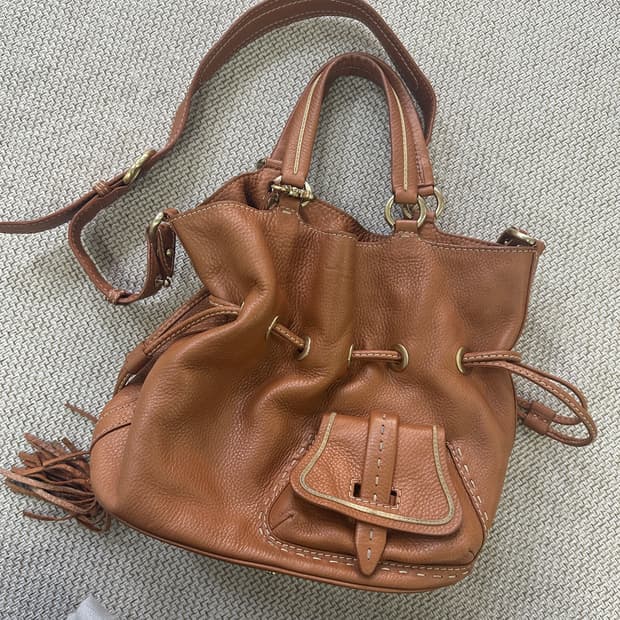 실측확인 란셀 복조리 태슬백 0407D