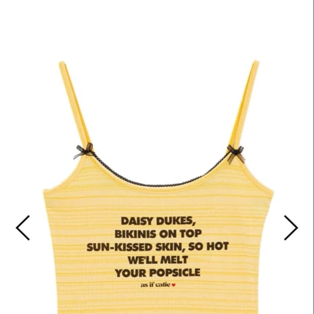 애즈이프캘리 SUN-KISSED SLEEVELESS YELLOW