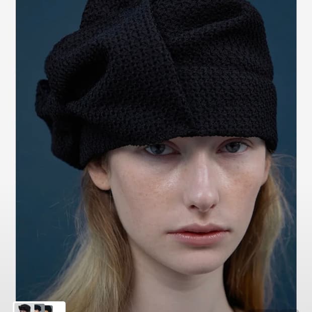 어썸니즈 터번 햇 ss 블랙