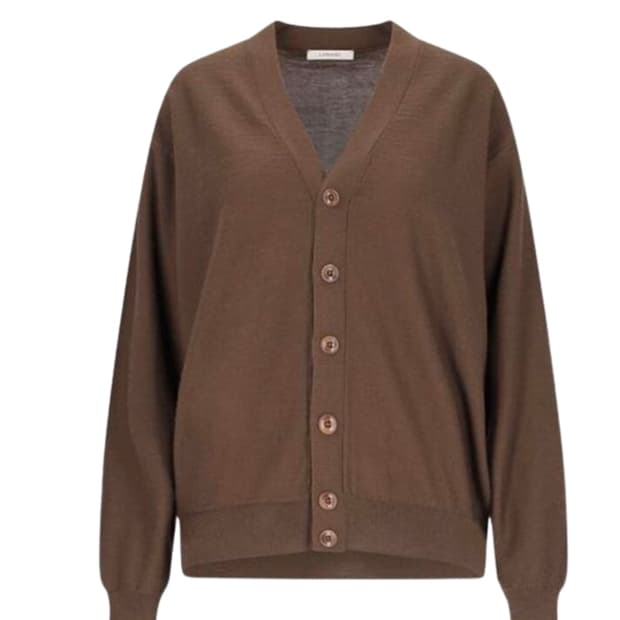 르메르 울 릴렉스드 트위스트 가디건 헤이즐넛 브라운 M사이즈 팔아요