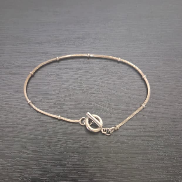 메이드 이태리 925 실버,은팔찌