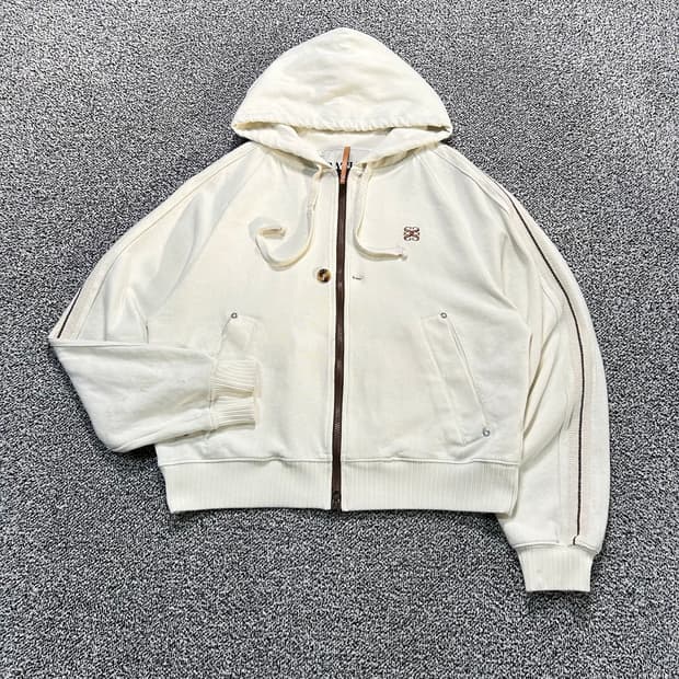 섹터 로턴 루즈핏 후드집업