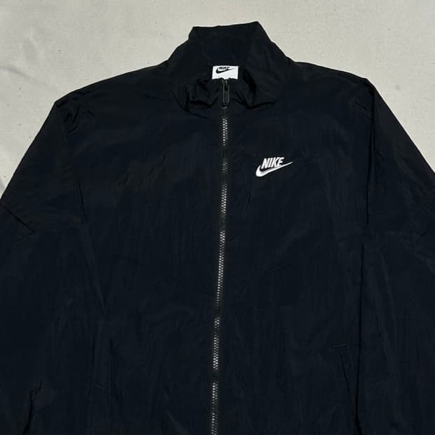 XS 나이키 블랙 우븐 바람막이