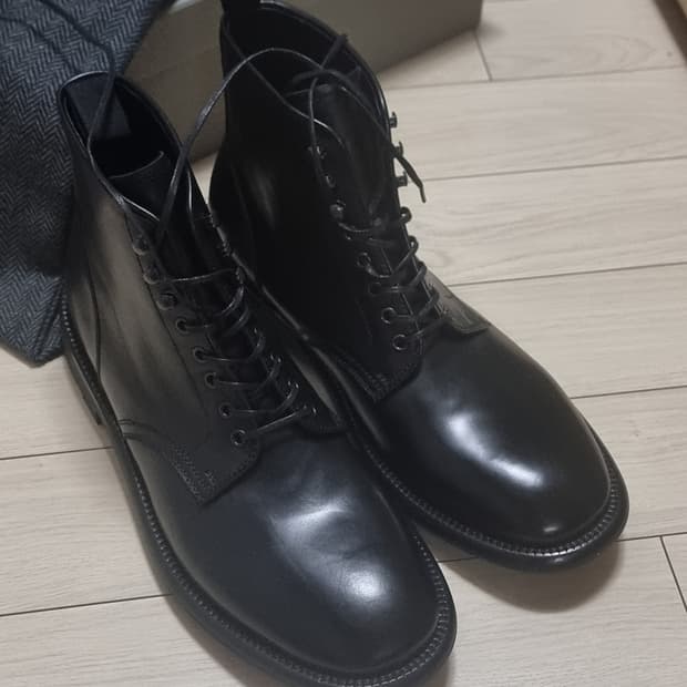 (새상품) 포스트맨 레인저 원 블랙 가죽 부츠 265mm