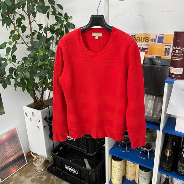 버버리 우먼 캐시미어 블렌드 니트 S