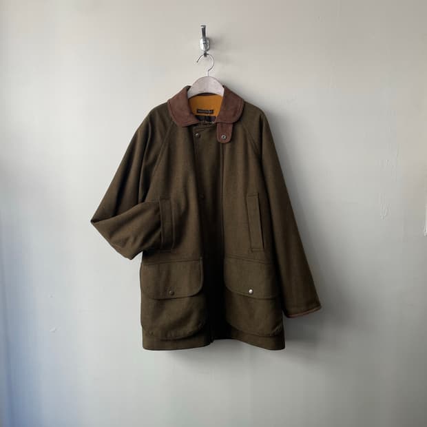 vintage Paul Stuart wool field coat