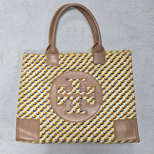 Tory Burch 토리버치 캔버스 토트백 베이지