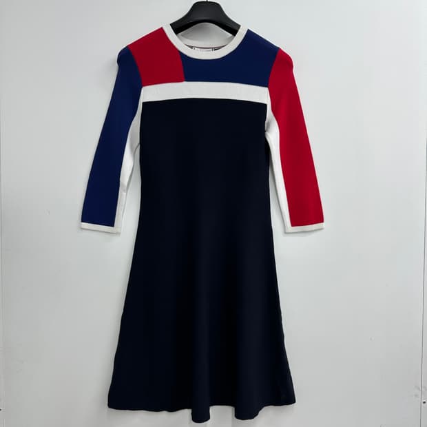 90 타미힐피거 여자 니트 원피스