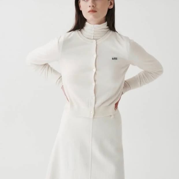 오어 ore 크루넥 가디건