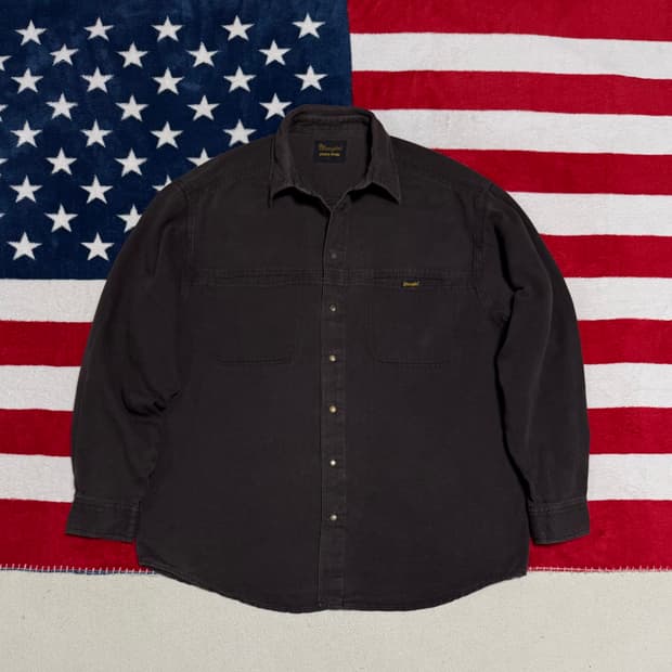 랭글러 워크셔츠 Wrangler Work Shirt vintage[XL]