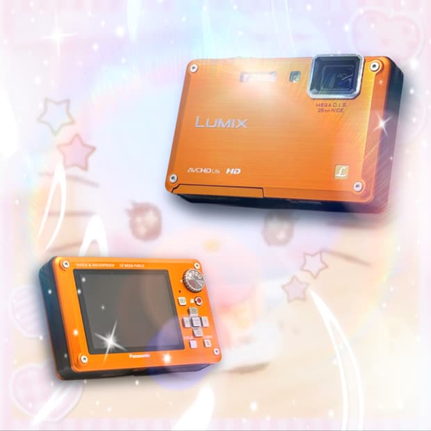 [라이카&밤티!] 파나소닉 루믹스 DMC-FT1 오렌지 디지털카메라