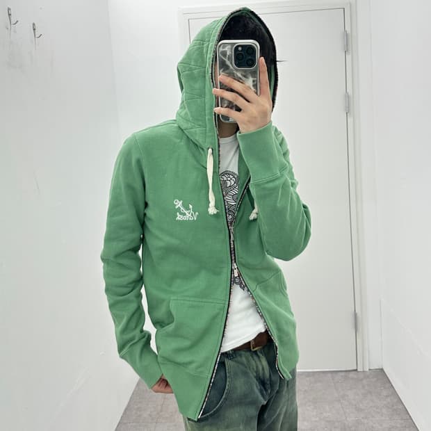 VAROSH japan retro star full zip up hood
