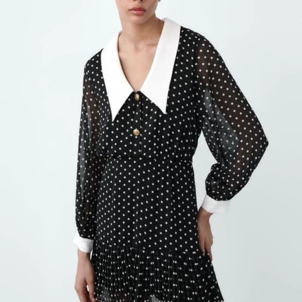 자라 도트 원피스 (S)