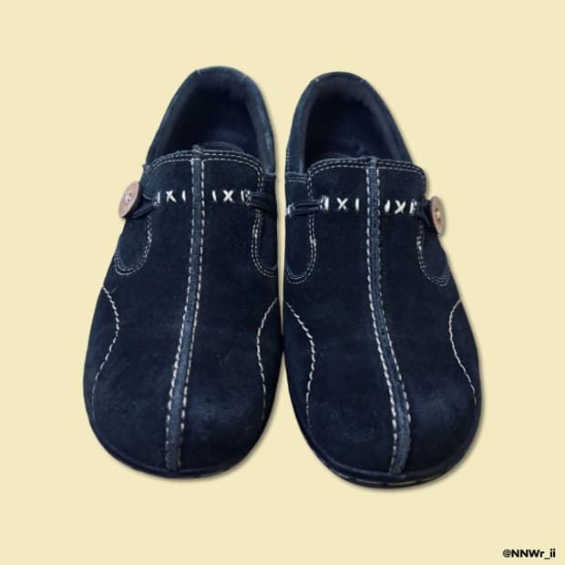 CLARKS MARY JANE SUEDE BLACK