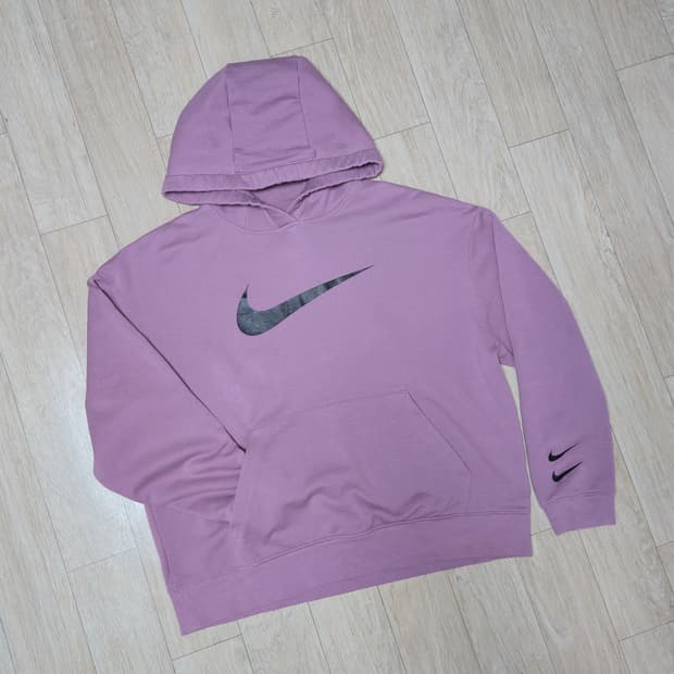 XL) 나이키 오버핏 딥핑크 후드