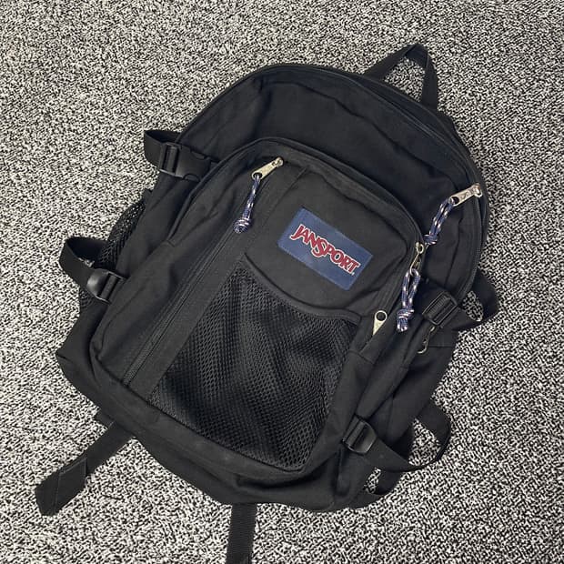 빈티지9. 잔스포츠 데일리트랜짓 백팩 가방 책가방 블랙
