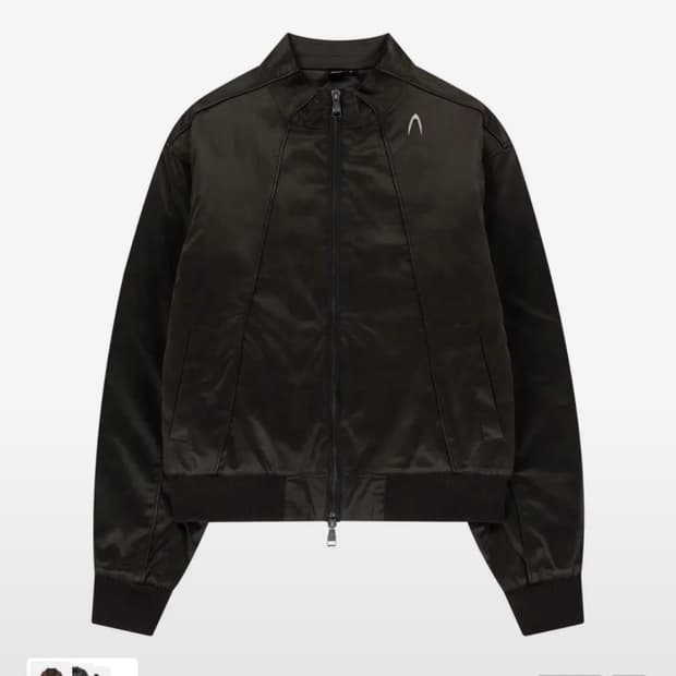 아캄 파이핑 레더 블루종 브라운