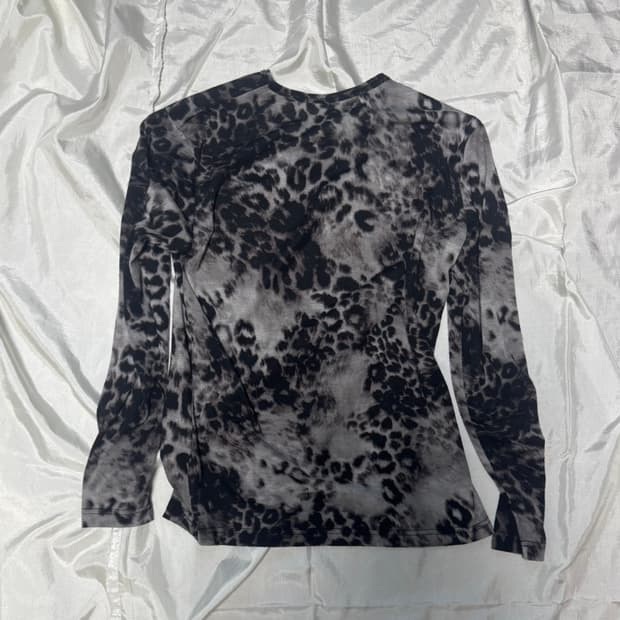 Vkei Mode Leopard Design Long Sleeve