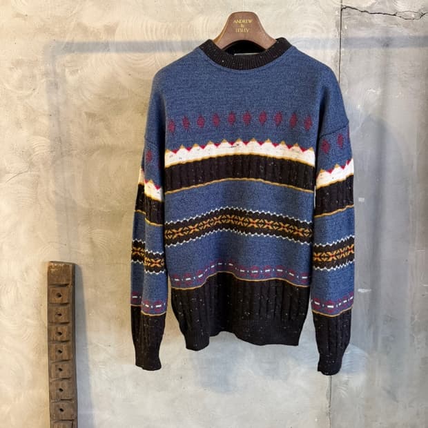 STEFANO DASSI 그래픽 니트 105