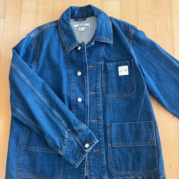 Apc 칼하트 데님 자켓