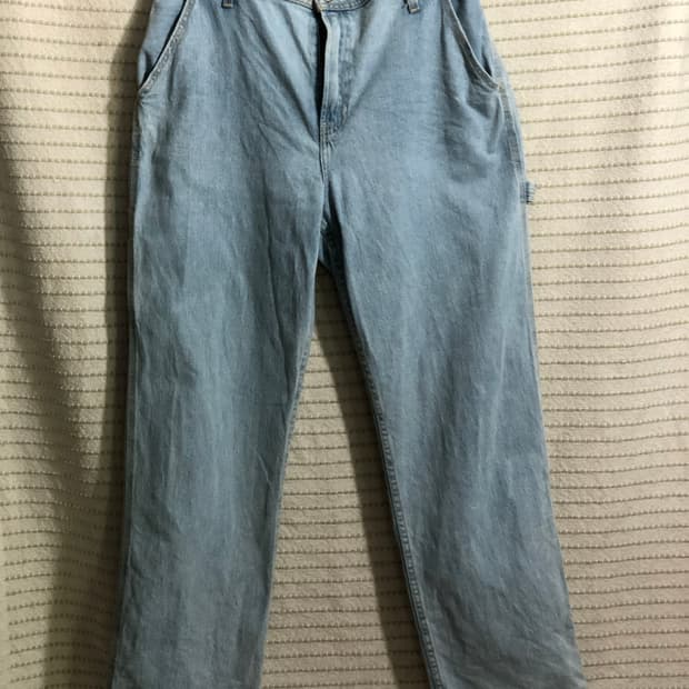 홀리스터 연청 데님 카펜터 데님 목수 바지 청바지