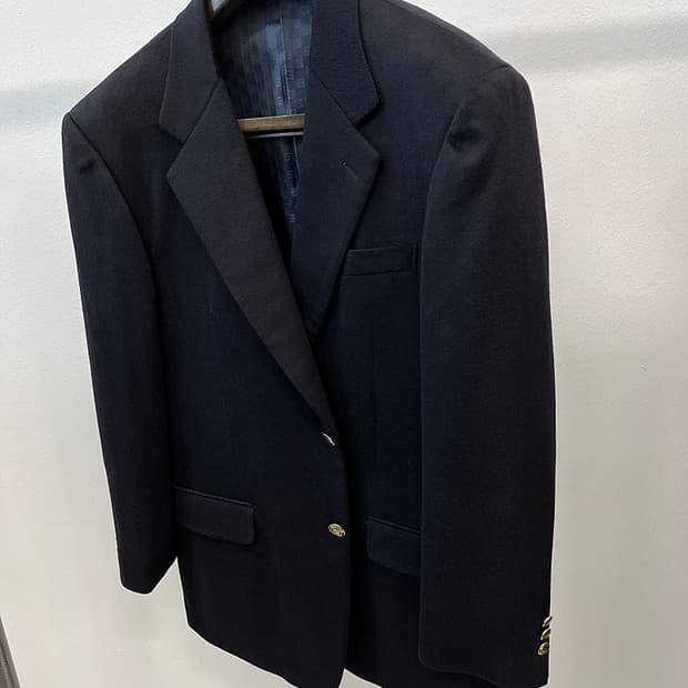 110) 지방시 금장 캐시미어 자켓 