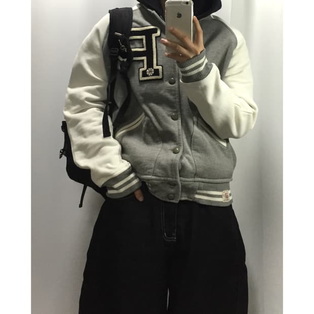 Polo 폴로 랄프로렌 레터맨 코튼 바시티 자켓