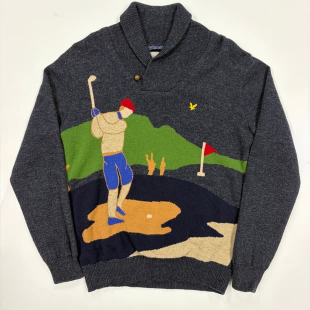 라일앤스콧 골프 니트