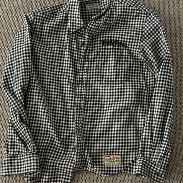 와코마리아 깅엄셔츠