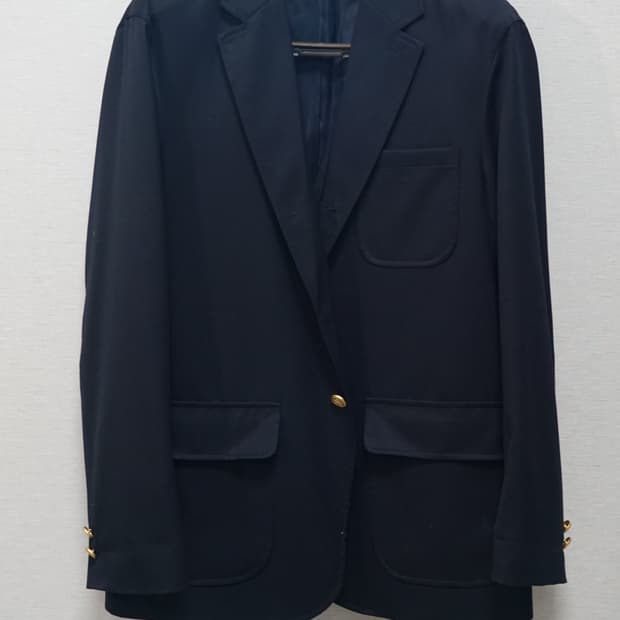 라이프 아카이브 네이비 금장 블레이저