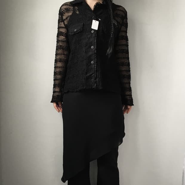 Lace see through jacket