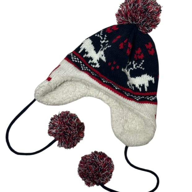 vintage cherry beanie