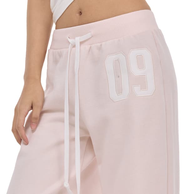 클리시어 09 넘버링 트레이닝 팬츠 바지 핑크 논기모