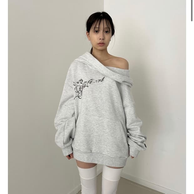 사토미라디오 드레이프 후디