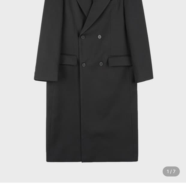 리우옴므 더블 오버 롱 코트