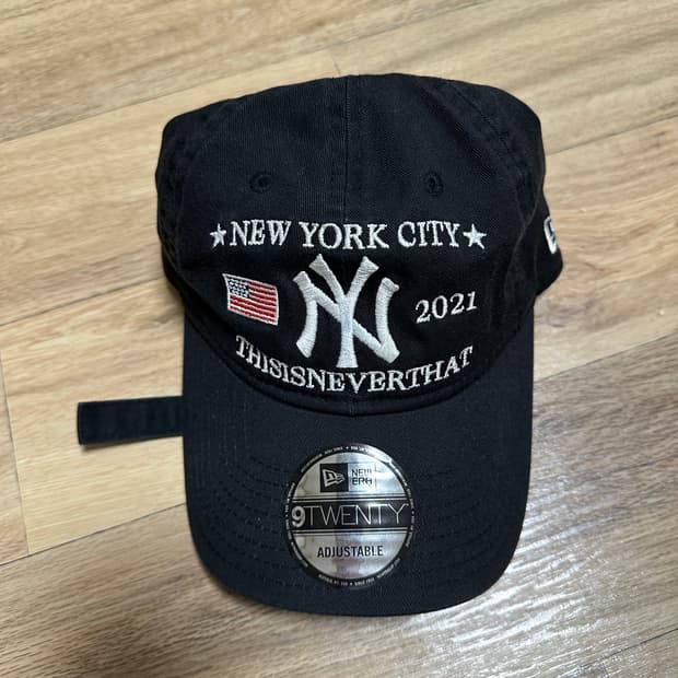 뉴에라 x 디스이즈네버댓 볼캡 블랙 구버전 9twenty