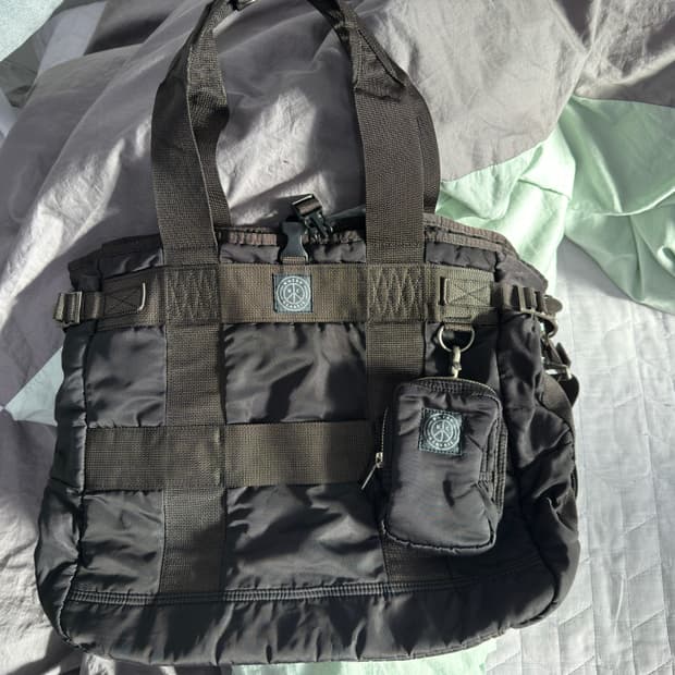 포터클래식 슈퍼나일론 토트백 블랙