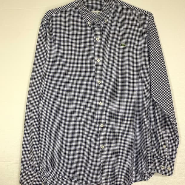 라코스테 체크 셔츠 남방