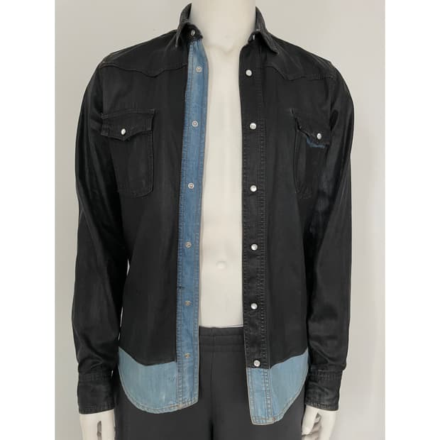 painted denim shirts